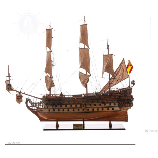 SAN FELIPE MODEL SHIP XL LIMITED EDITION | Museum-quality | Fully Assembled Wooden Ship Models For Wholesale