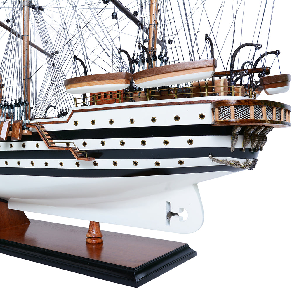 AMERIGO VESPUCCI MODEL SHIP PAINTED | Museum-quality | Fully Assembled Wooden Ship Models For Wholesale