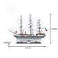 AMERIGO VESPUCCI MODEL SHIP PAINTED | High-quality | Fully Assembled Wooden Ship Models For Wholesale