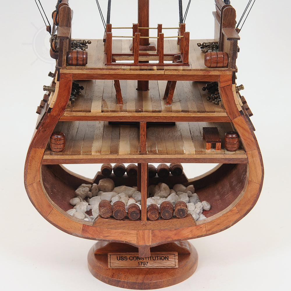 USS CONSTITUTION CROSS SECTION