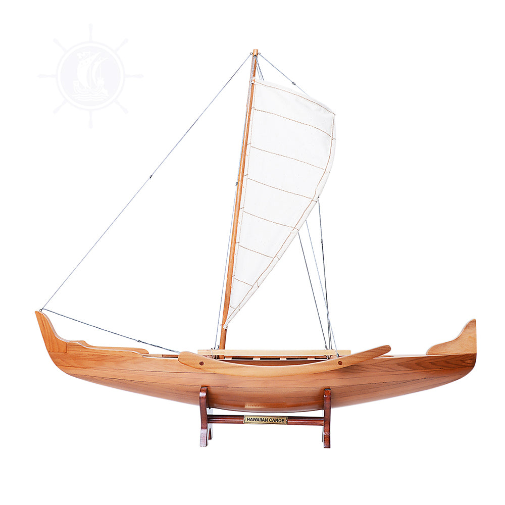 HAWAIIAN CANOE MODEL BOAT | Museum-quality | Fully Assembled Wooden Model boats  For Wholesale