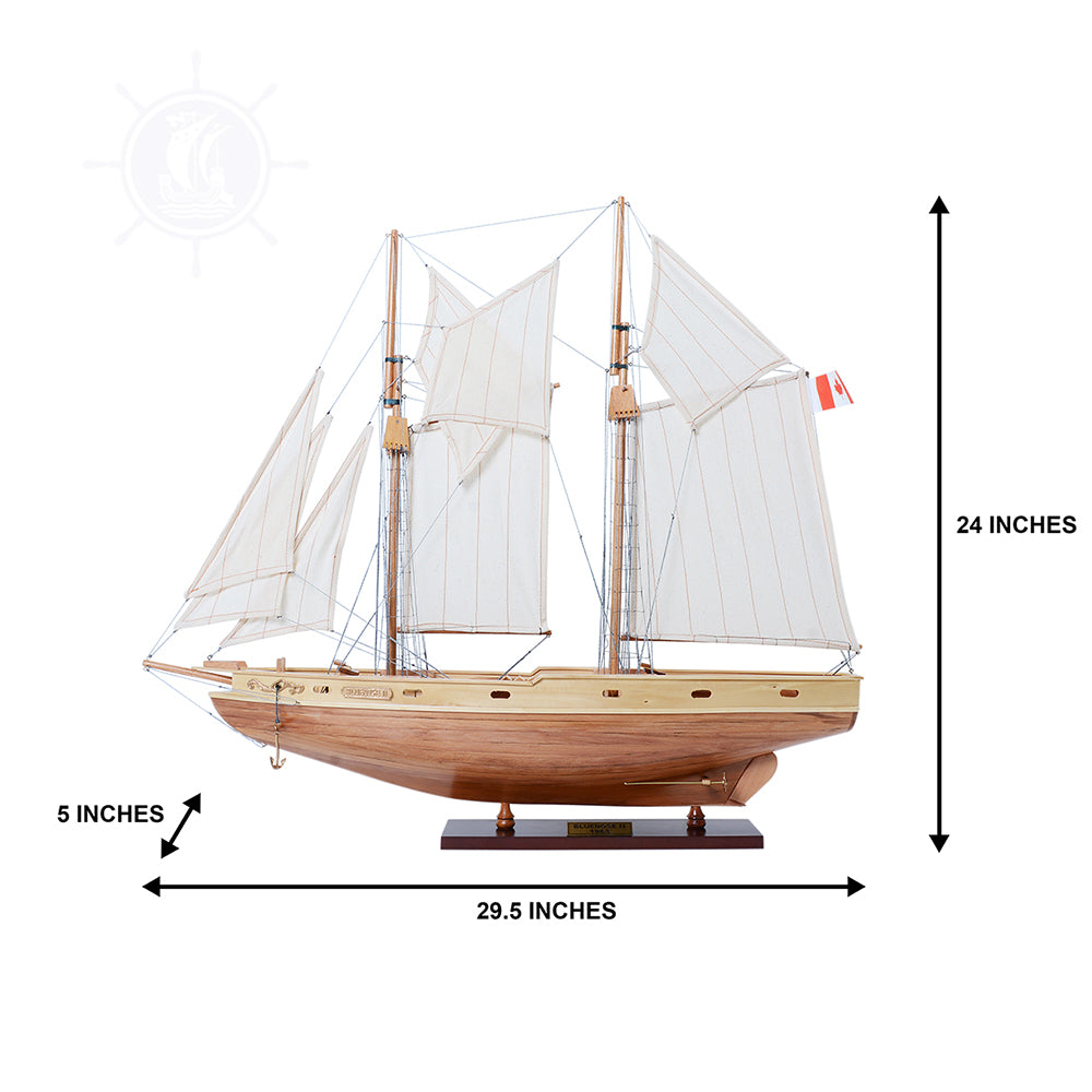 BLUENOSE II FULLY ASSEMBLED L60 | Fully Assembled Wooden Ship Model For Wholesale