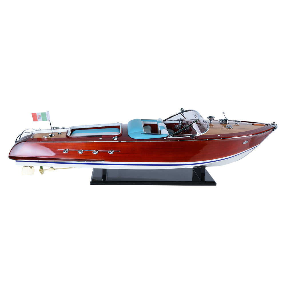 RIVA AQUARAMA PAINTED L80 | Museum-quality | Fully Assembled Wooden Model boats For Wholesale