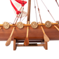 DRAKKAR VIKING MODEL BOAT L60 | High-quality | Fully Assembled Wooden Model boats For Wholesale