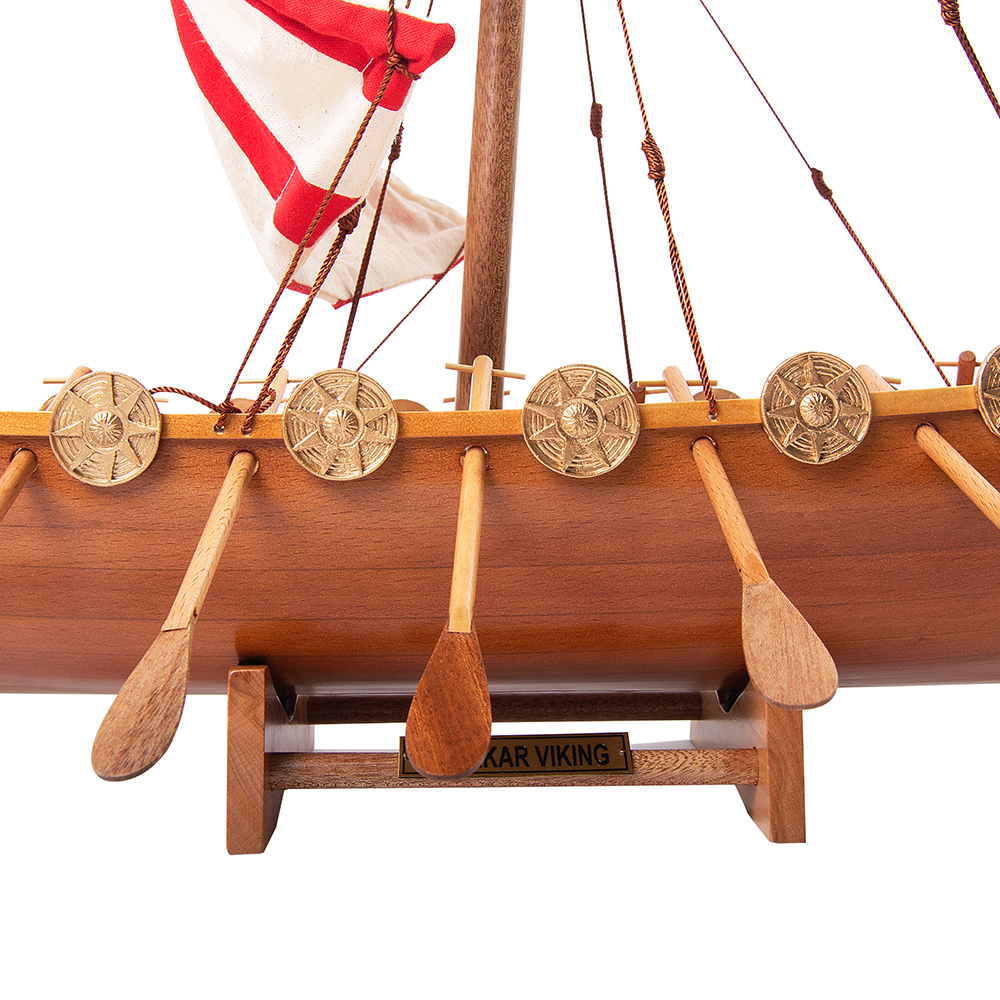 DRAKKAR VIKING MODEL BOAT L60 | High-quality | Fully Assembled Wooden Model boats For Wholesale