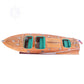 CHRIS CRAFT TRIPLE COCKPIT MODEL BOAT | High-quality | Fully Assembled Wooden Model boats For Wholesale