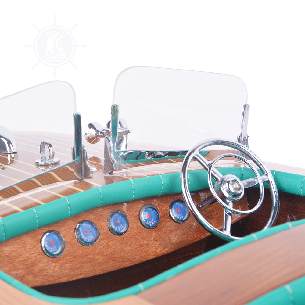 CHRIS CRAFT TRIPLE COCKPIT MODEL BOAT | High-quality | Fully Assembled Wooden Model boats For Wholesale