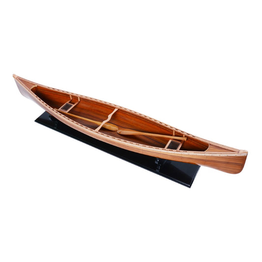 CANADIAN CANOE MODEL BOAT L110 | High-quality | Fully Assembled Wooden Model boats For Wholesale