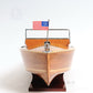 CHRIS CRAFT RUNABOUT MODEL BOAT WITH DISPLAY CASE | Museum-quality | Fully Assembled Wooden Model boats