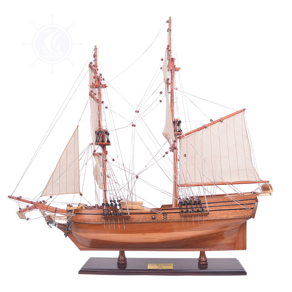 LADY WASHINGTON MODEL SHIP | Museum-quality | Fully Assembled Wooden S ...