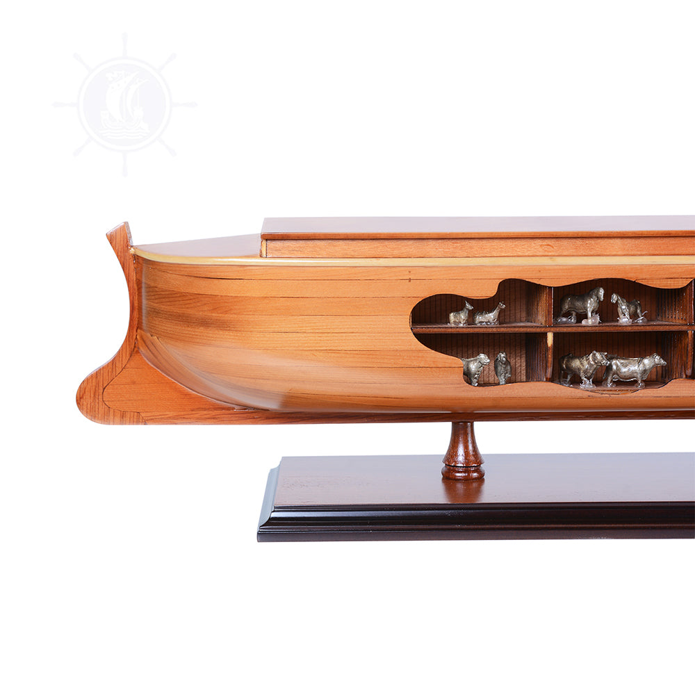 NOAH MODEL BOAT OPEN HULL | Museum-quality | Fully Assembled Wooden Model boats For Wholesale