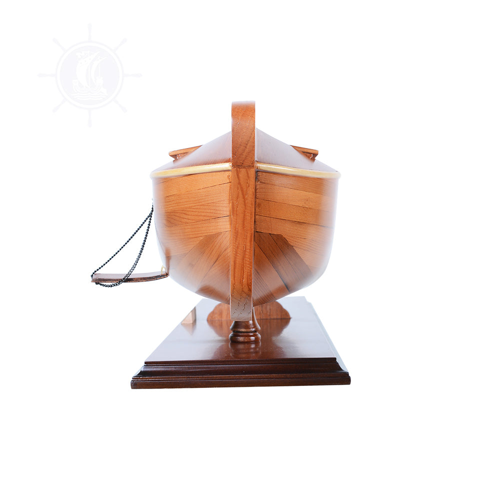 NOAH MODEL BOAT OPEN HULL | Museum-quality | Fully Assembled Wooden Model boats For Wholesale