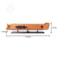 NOAH MODEL BOAT OPEN HULL | Museum-quality | Fully Assembled Wooden Model boats For Wholesale