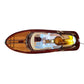 RIVA RIVARAMA WINE HOLDER MODEL BOAT WITH LED LIGHTS | Museum-quality | Fully Assembled Wooden Model boats For Wholesale