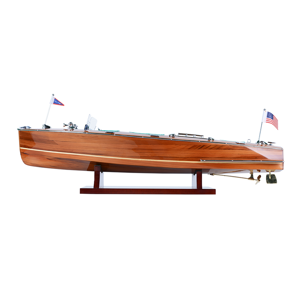 CHRIS CRAFT TRIPLE COCKPIT MODEL BOAT MEDIUM | Museum-quality | Fully Assembled Wooden Model boats For Wholesale