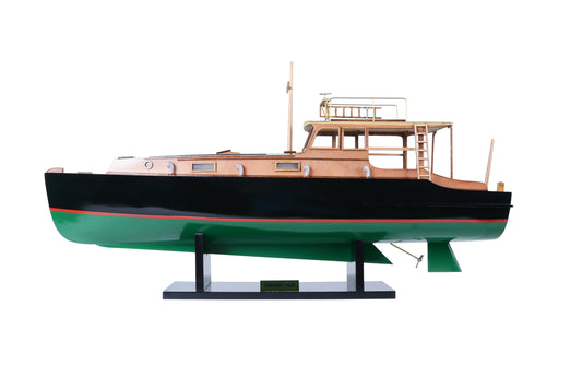 HEMINGWAY™ PILAR MODEL BOAT FISHING BOAT | Museum-quality | Fully Assembled Wooden Model boats For Wholesale