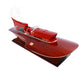 FERRARI HYDROPLANE MODEL BOAT MEDIUM | High-quality | Fully Assembled Wooden Model boats For Wholesale