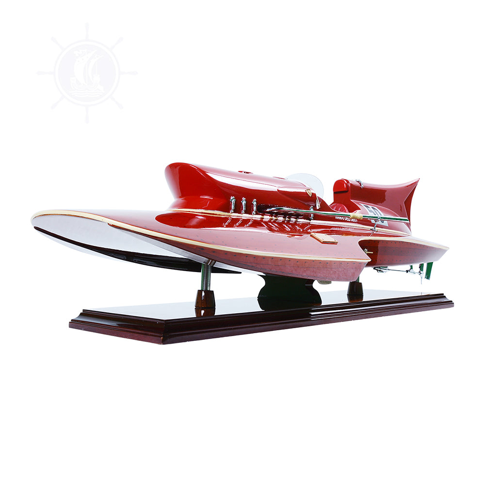 FERRARI HYDROPLANE MODEL BOAT MEDIUM | Museum-quality | Fully Assembled Wooden Model boats For Wholesale