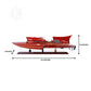 FERRARI HYDROPLANE MODEL BOAT MEDIUM | Museum-quality | Fully Assembled Wooden Model boats For Wholesale