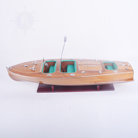 CHRIS CRAFT MODEL BOAT L80 WITH WINE HOLDER | Museum-quality | Fully Assembled Wooden Model boats For Wholesales