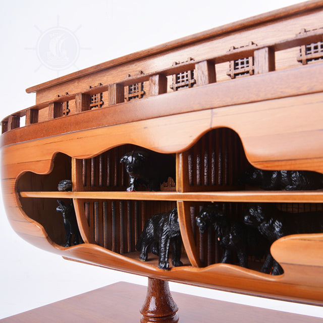 Noah Boat open Hull L60 | Museum-quality | Fully Assembled Wooden Model boats For Wholesales