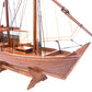 DHOW NATURE COLOR L30 | Museum-quality | Fully Assembled Wooden Model boats For Wholesale