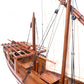 DHOW NATURE COLOR L30 | Museum-quality | Fully Assembled Wooden Model boats For Wholesale