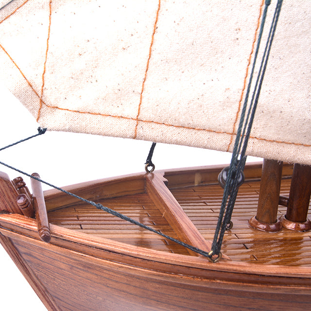 DHOW NATURE COLOR L30 | Museum-quality | Fully Assembled Wooden Model boats For Wholesale