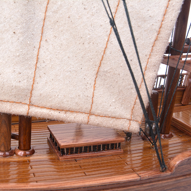 DHOW NATURE COLOR L30 | Museum-quality | Fully Assembled Wooden Model boats For Wholesale