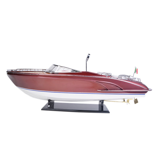 RIVA RAMA WITH WINE HOLDER L90 | Museum-quality | Fully Assembled Wooden Model boats For Wholesale