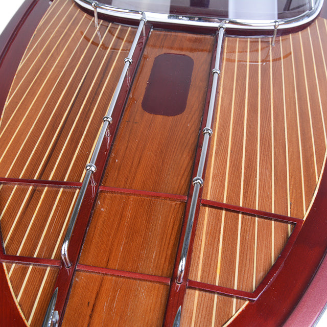 RIVA RAMA WITH WINE HOLDER L90 | Museum-quality | Fully Assembled Wooden Model boats For Wholesale