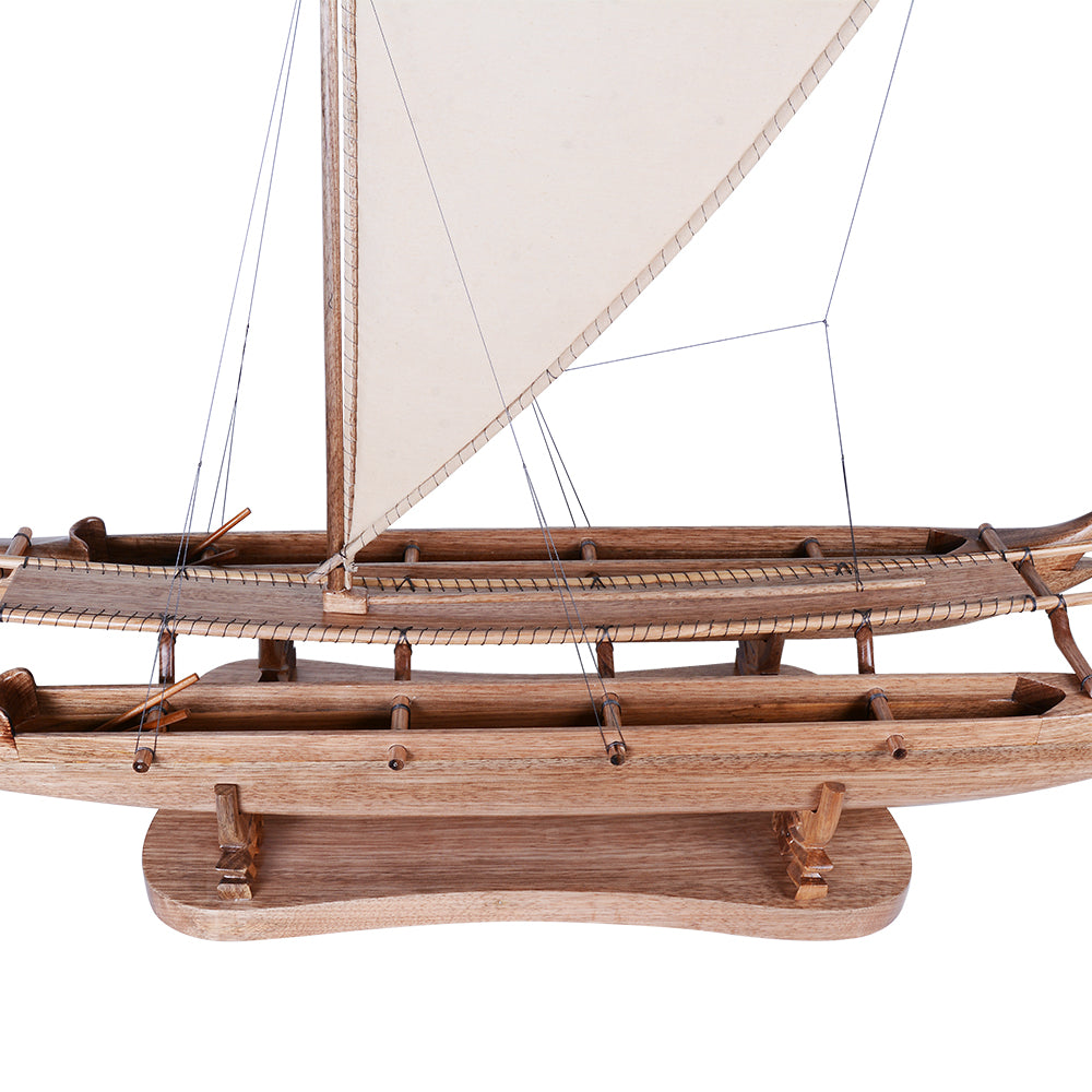 B523 - Antique Hawaiian outrigger 36-inch