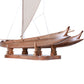 B523 - Antique Hawaiian outrigger 36-inch