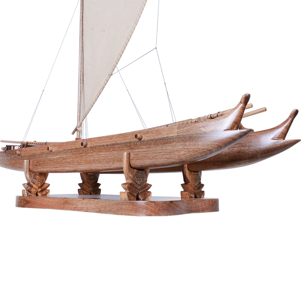 B523 - Antique Hawaiian outrigger 36-inch