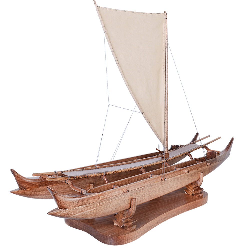B523 - Antique Hawaiian outrigger 36-inch
