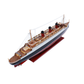 QUEEN MARY CRUISE SHIP MODEL  L | Museum-quality Cruiser| Fully Assembled Wooden Model Ship For Wholesale