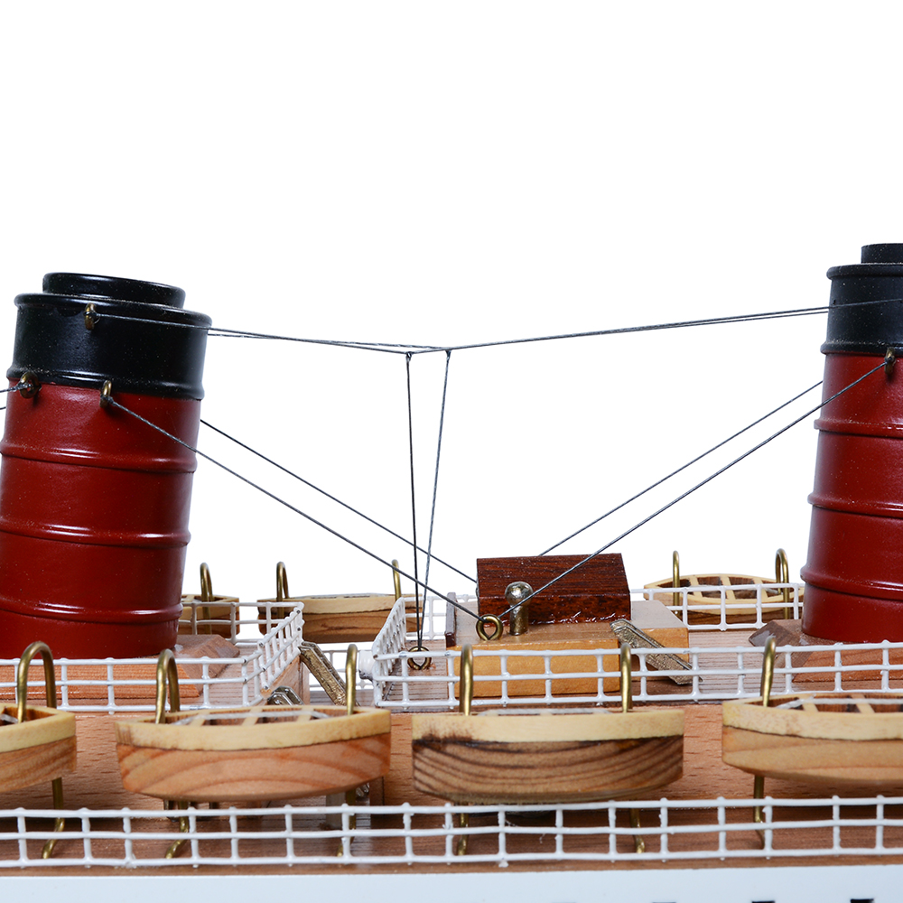 QUEEN MARY CRUISE SHIP MODEL  L | Museum-quality Cruiser| Fully Assembled Wooden Model Ship For Wholesale