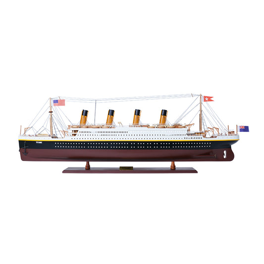 TITANIC CRUISE SHIP MODEL PAINTED LARGE| Museum-quality Cruiser| Fully Assembled Wooden Model Ship For Wholesale