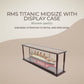 RMS TITANIC CRUISE SHIP MODEL MIDSIZE WITH DISPLAY CASE| High-quality Cruiser| Fully Assembled Wooden Model Ship