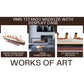 RMS TITANIC CRUISE SHIP MODEL MIDSIZE WITH DISPLAY CASE| High-quality Cruiser| Fully Assembled Wooden Model Ship
