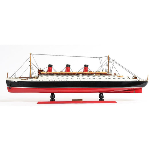 QUEEN MARY CRUISE SHIP MODEL | Museum-quality Cruiser| Fully Assembled Wooden Model Ship For Wholesale