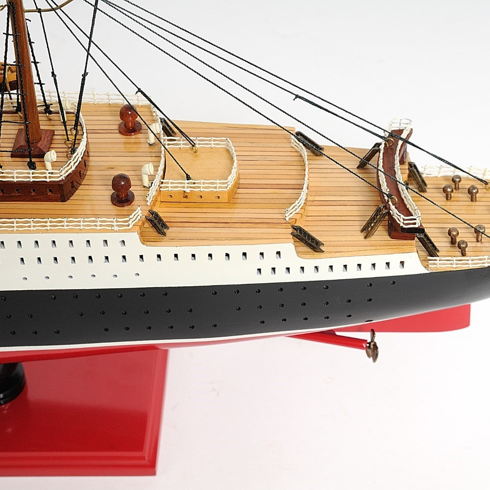 QUEEN MARY CRUISE SHIP MODEL | Museum-quality Cruiser| Fully Assembled Wooden Model Ship For Wholesale