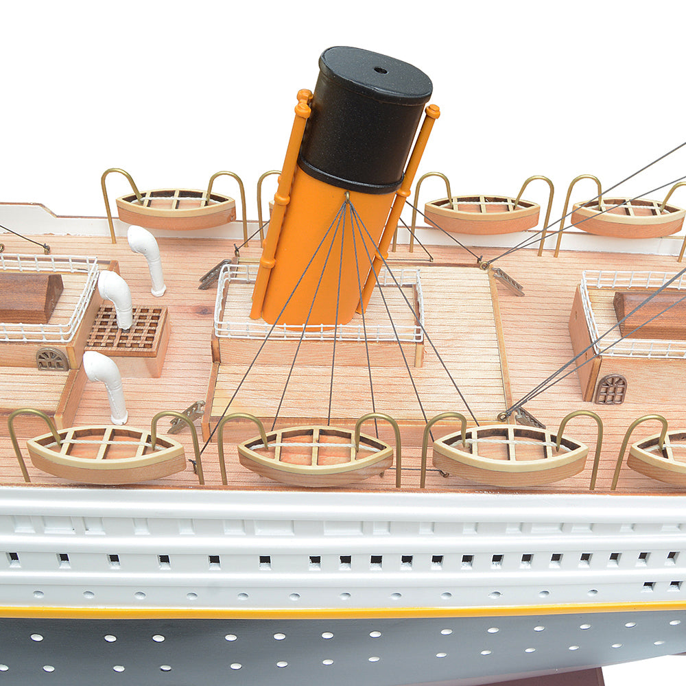 TITANIC CRUISE SHIP MODEL PAINTED XL| Museum-quality Cruiser| Fully Assembled Wooden Model Ship For Wholesale