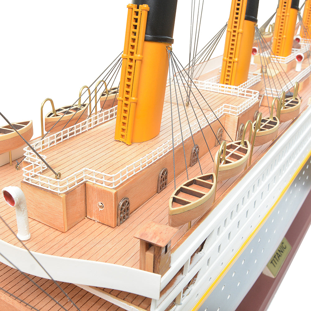 TITANIC CRUISE SHIP MODEL PAINTED XL| Museum-quality Cruiser| Fully Assembled Wooden Model Ship For Wholesale