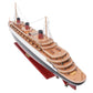 NORMANDIE CRUISE SHIP MODEL PAINTED LARGE| Museum-quality Cruiser| Fully Assembled Wooden Model Ship For Wholesale