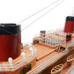 NORMANDIE CRUISE SHIP MODEL PAINTED LARGE| Museum-quality Cruiser| Fully Assembled Wooden Model Ship For Wholesale