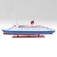 Queen Elizabeth II Painted Large Cruiseship Model
