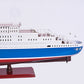 Queen Elizabeth II Painted Large Cruiseship Model