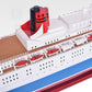 Queen Elizabeth II Painted Large Cruiseship Model