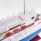 Queen Elizabeth II Painted Large Cruiseship Model